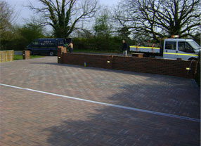 Driveway completed by Sauka Groundworks Ltd